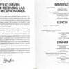 Menu Apollo 11