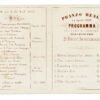 Menu Savoia, Matrimonio Umberto e Margherita, 1868