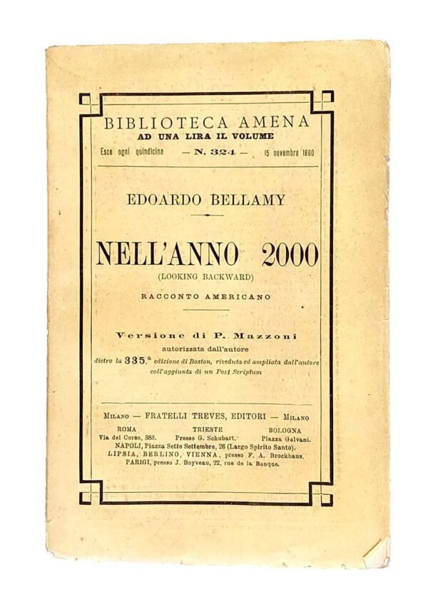 Economia Utopia Fantascienza Bellamy