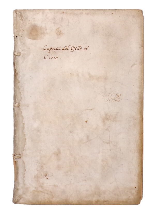 Gelli Bottaio e Circe Indice dei Libri Proibiti 1550