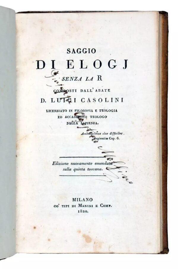Rotacismo Casolini 1820