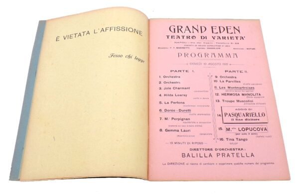 Futurismo Cangiullo, Caffeconcerto, 1919