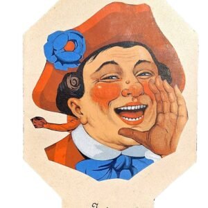 Maschera di Gianduja, Menu Piemonte, Vandone di Cortemilia, 1910 ca
