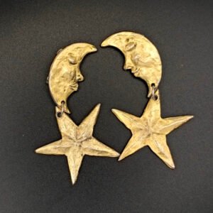 Franco Moschino, Orecchini Celestial Statement Bijoux, 1990